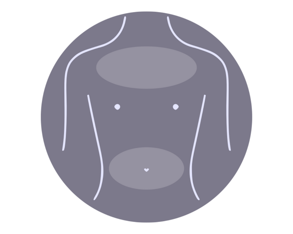 Chest and stomach laser hair removal