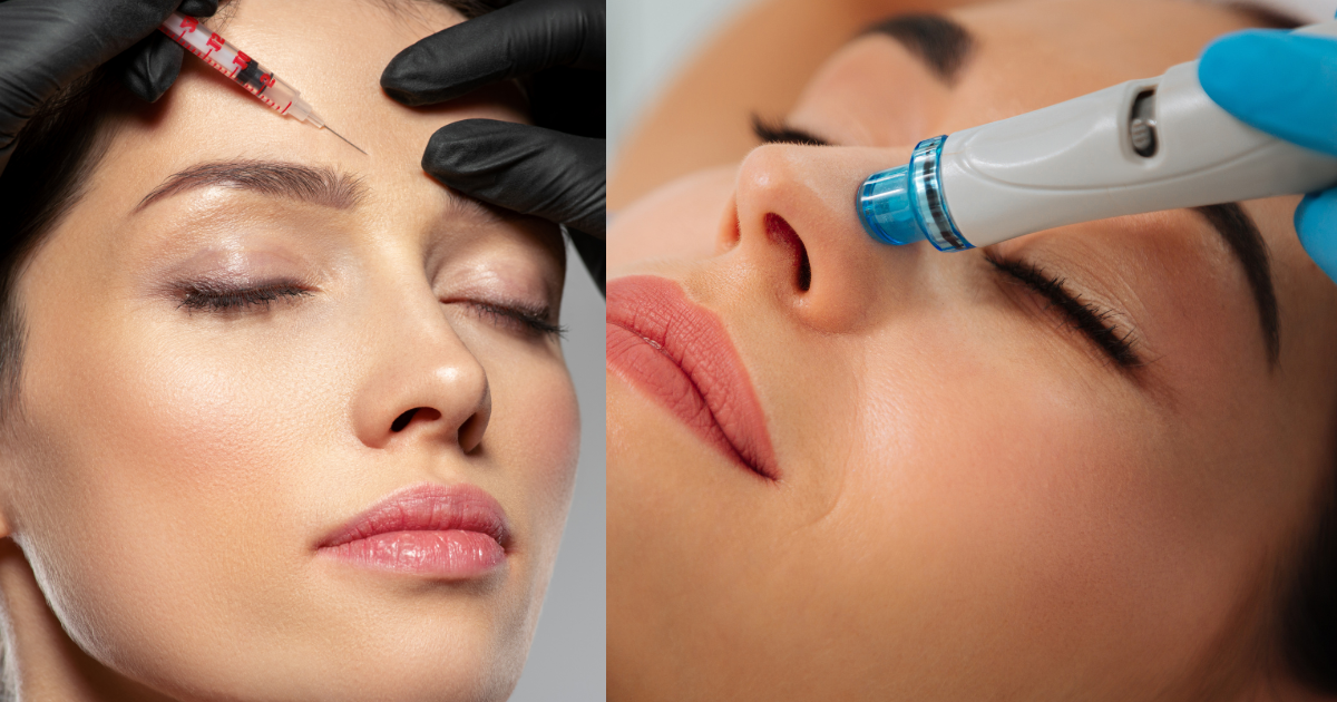 botox and hydrafacial 